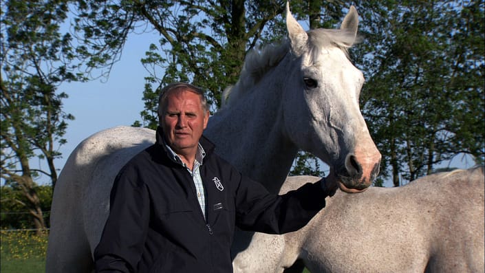 Harm Thormählen mit der alten Stute U-Capitola
