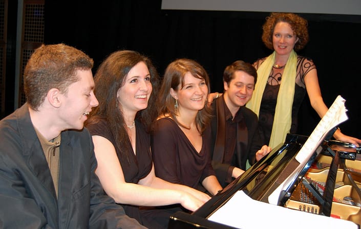 All 4 at the Düsseldorf concert
