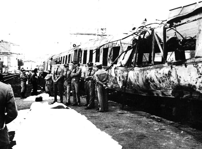 Anschlag auf den Schnellzug Italicus (München-Rom) am 4.8.1974.